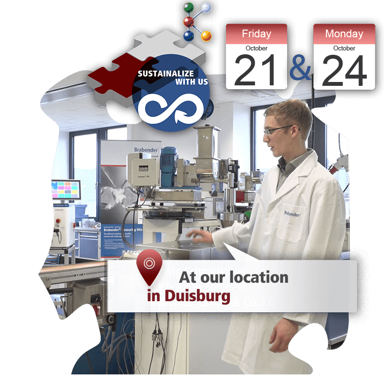 K 2022: Exclusive Inhouse Show - Live Extrusion with our application expert Ludwig Schmidtchen at our location in Duisburg.